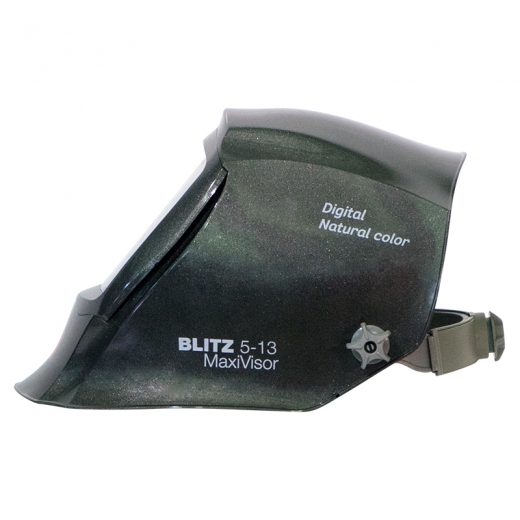 Маска сварщика "Хамелеон" с регулирующимся фильтром BLITZ 5-13 MaxiVisor Digital Natural Color