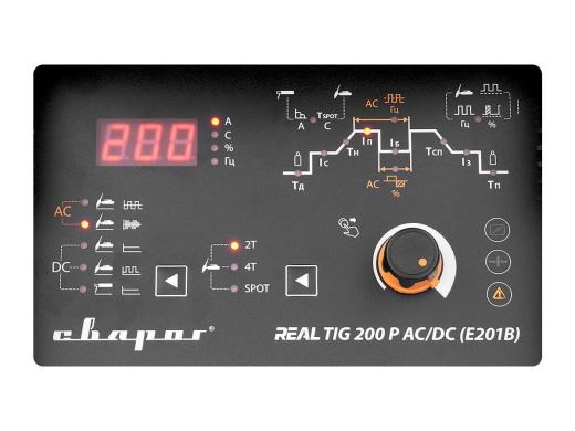 REAL TIG 200 P AC/DC BLACK (E201B)