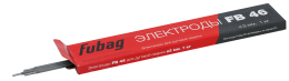 FUBAG Электрод сварочный с рутилово-целлюлозным покрытием FB 46 D3.0 мм (пачка 0,9 кг) 